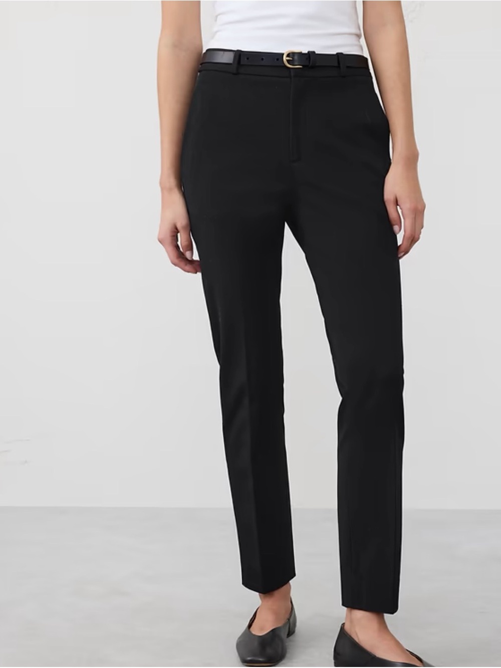 Banana Republic Sloan Black Stretch Slim Ankle Pants Women’s 18P Business Office